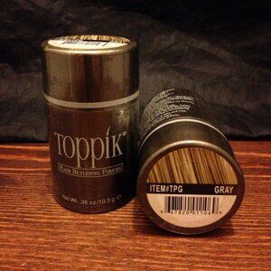 TOPPIK Hair Building Fibers for Instantly Fuller Hair (GREY) - 0.32 Oz / 10.3 g